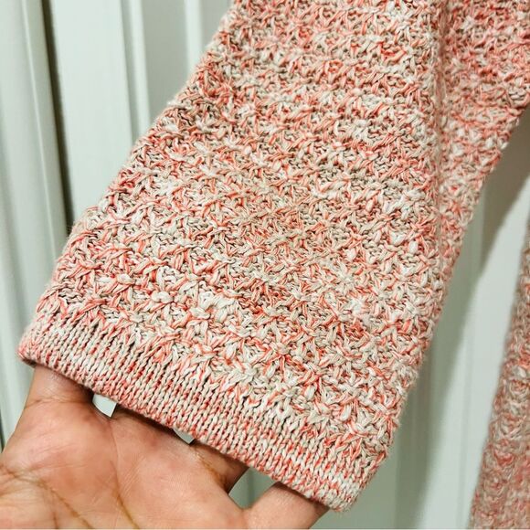 Chico’s Women’s Fringe Trim Pocket Cardigan in Pretty Pink Sz 2 (US L/12-14) NWT - Picture 6 of 14